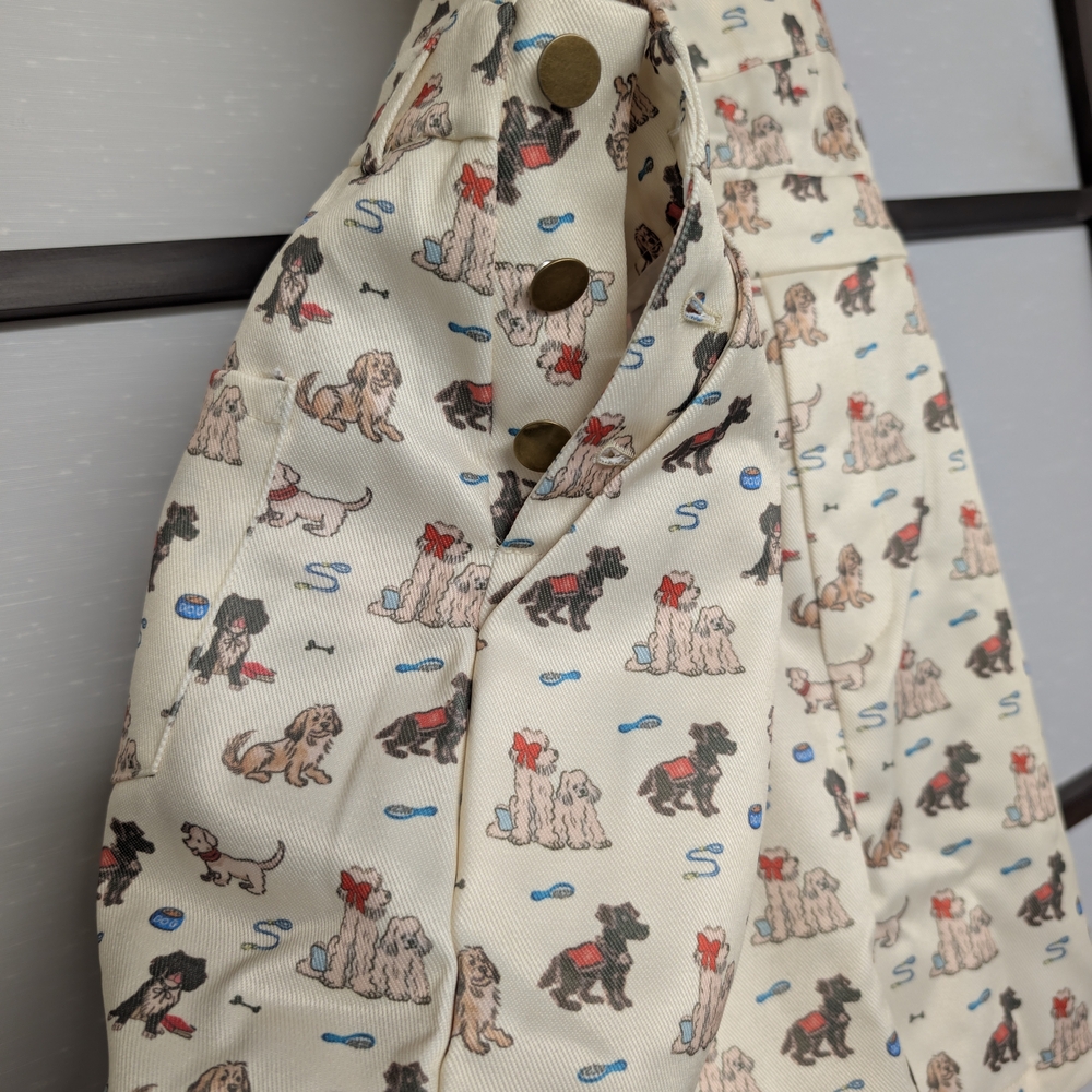 Cider Square Neckline Puppy Pocket Buckle Up Romper US 4 S NWT/EUC - Picture 2 of 10
